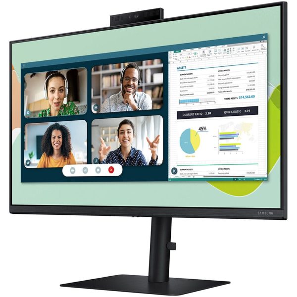 Samsung 24  S4 1920 x 1080 75Hz Webcam Monitor - Certified Refurbished Cheap