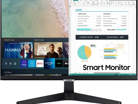 Samsung 24  M5 Smart Monitor Streaming TV 1920 x 1080 60Hz - Certified Refurbished Discount