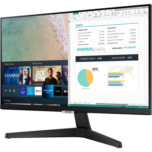 Samsung 24  M5 Smart Monitor Streaming TV 1920 x 1080 60Hz - Certified Refurbished Discount