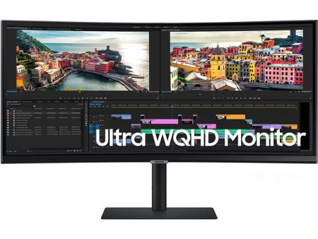 Samsung LS34A654UXNXGO 34  3840 x 2160 60Hz Ultra-Wide WQHD Curved Monitor - Certified Refurbished Online now