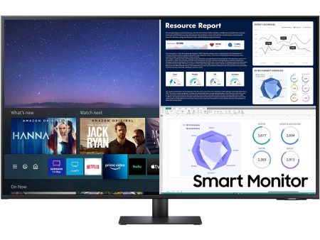 Samsung LS43AM700UNXZA 43  M7 4K 3840 x 2160 60Hz UHD Smart Monitor   Streaming TV - Certified Refurbished Online