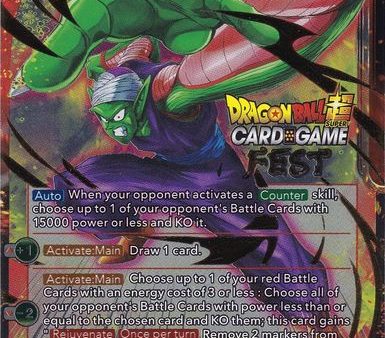 Piccolo Jr., Descendant of the King (Card Game Fest 2022) (BT12-004) [Tournament Promotion Cards] Hot on Sale