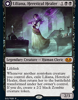 Liliana, Heretical Healer    Liliana, Defiant Necromancer [Commander Collection: Black] For Cheap