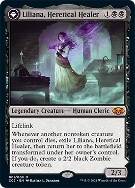 Liliana, Heretical Healer    Liliana, Defiant Necromancer [Commander Collection: Black] For Cheap