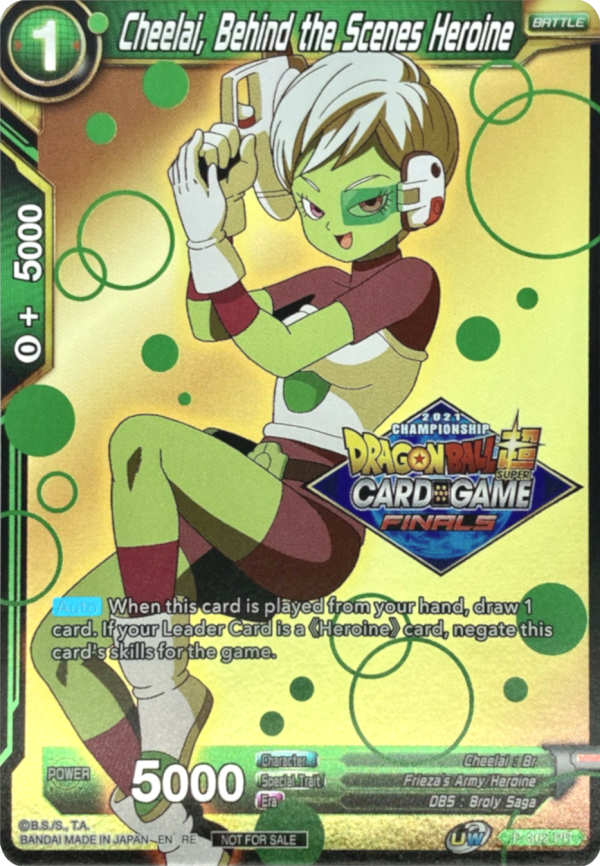 Cheelai, Behind the Scenes Heroine (2021 Tournament Pack Vault Set) (P-302) [Tournament Promotion Cards] on Sale