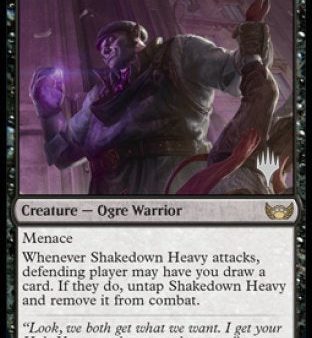 Shakedown Heavy (Promo Pack) [Streets of New Capenna Promos] Online Sale