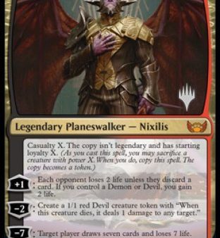 Ob Nixilis, the Adversary (Promo Pack) [Streets of New Capenna Promos] on Sale