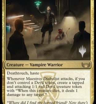 Maestros Diabolist (Promo Pack) [Streets of New Capenna Promos] Supply