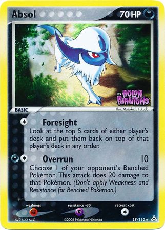 Absol (18 110) (Stamped) [EX: Holon Phantoms] For Discount