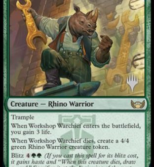 Workshop Warchief (Promo Pack) [Streets of New Capenna Promos] Online Sale