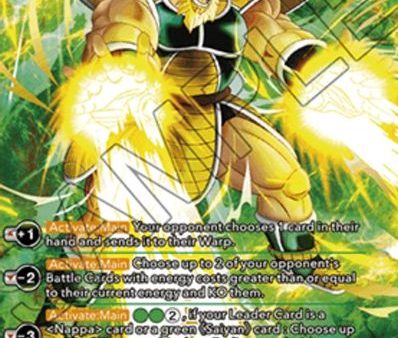 SS3 Nappa, Golden Invader (Gold Stamped) (P-339) [Saiyan Showdown Prerelease Promos] Online Sale