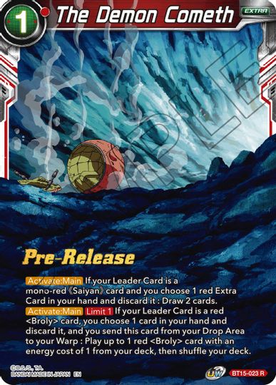 The Demon Cometh (BT15-023) [Saiyan Showdown Prerelease Promos] Online Hot Sale