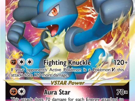 Lucario VSTAR (SWSH214) (Jumbo Card) [Sword & Shield: Black Star Promos] Supply