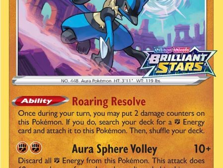 Lucario (SWSH186) (Prerelease Promo) [Sword & Shield: Black Star Promos] For Sale