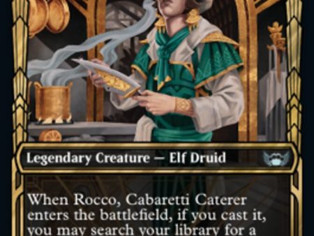 Rocco, Cabaretti Caterer (Showcase Golden Age Gilded Foil) [Streets of New Capenna] For Cheap